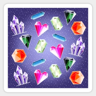 Crystals and gemstones Sticker